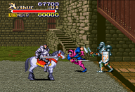 knights of the round arcade game